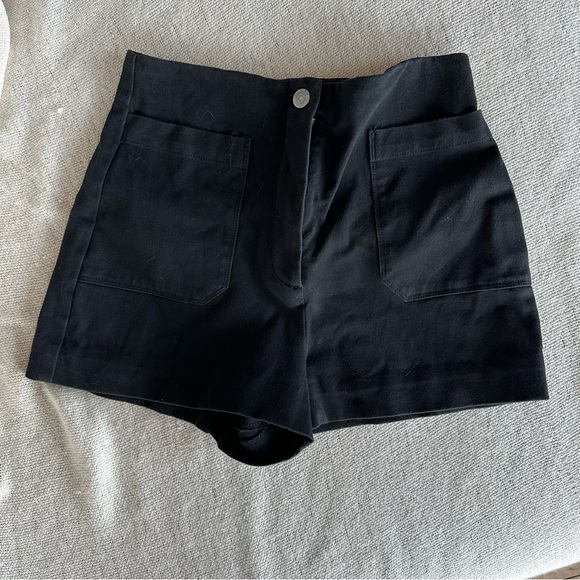 Wilfred Pants - Wilfred High Waist Black Women's Shorts
